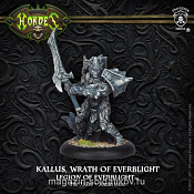 Сборная миниатюра из металла Legion Kallus, WWrath of Everblight BLI Warmachine - фото