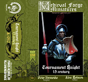 Бюст из смолы Tournament Knight of the 15th Century, 1:10 Medieval Forge Miniatures - фото