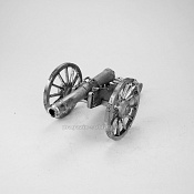 Миниатюра из олова Полевое 12-фунтовое орудие, Европа XVIII-XIX вв, 54 мм, Магазин Солдатики - фото