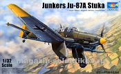 Сборная модель из пластика Cамолет Ju-87A Stuka 1:32 Трумпетер - фото