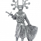 Миниатюра из олова 326. Ульрих фон Зингенберг. Германия, XXIII век, 54 мм, EK Castings