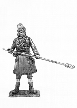 Миниатюра из олова 700 РТ Артиллерист новоприборных полков 1700 год (2), 54 мм, Ратник