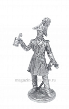 Миниатюра из олова Генеральский адъютант. Россия, 1814 г., 54 мм EK Castings - фото