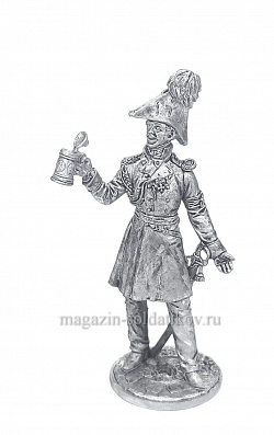 Миниатюра из олова Генеральский адъютант. Россия, 1814 г., 54 мм EK Castings