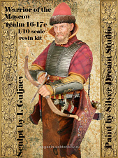 Сборная миниатюра из смолы Warrior Of The Moscow Realm 16-17c 1/10, Legion Miniatures - фото