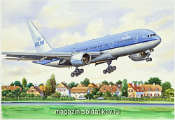 Сборная модель из пластика Авиалайнер Б772 «KLM» (1/144) Восточный экспресс