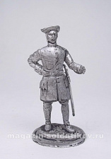 Миниатюра из олова 139 РТ Офицер-семеновец, 54 мм, Ратник - фото