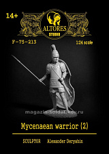Сборная миниатюра из смолы Микенский воин (2) 75 мм, Altores Studio - фото