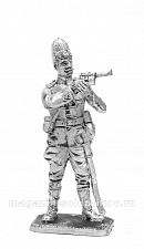 Миниатюра из олова 249 РТ Турецкий офицер, 54 мм, Ратник - фото
