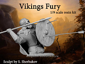 Сборная миниатюра из смолы Vikings Fury 1/9, Legion Miniatures - фото
