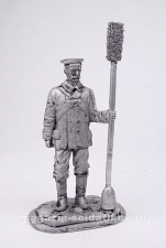 Миниатюра из олова 148 РТ Моряк-пушкарь №1 54 мм, Ратник - фото