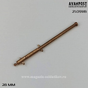 Сборная миниатюра из смолы Казнозарядное орудие, XVII в, 28 мм, Аванпост - фото