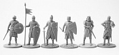 Сборная миниатюра из смолы Рыцари, 6 фигур, 40 мм, V&V miniatures - фото
