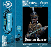 Бюст из смолы Russian hussar, 1:10 Medieval Forge Miniatures - фото