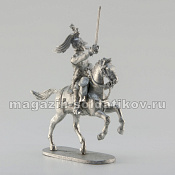 Сборная миниатюра из металла Офицер - драгун, 28 мм, Аванпост - фото