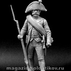 Сборная фигура из смолы Суворовский гренадер (мушкетер), 90 мм Chronos Miniatures