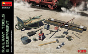 Сборная модель из пластика Железнодорожные инструменты и оборудование, MiniArt (1/35) - фото