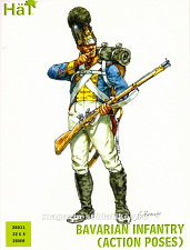 28011 Napoleonic Bavarian Infantry (Action)  28 mm, Hat