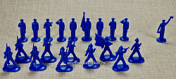 Матросы 40 мм (20 шт, пластик, синий), Воины и битвы