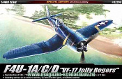 Сборная модель из пластика Самолет F4U-1A/C/D «»Jolly Rogers 1:48 Академия - фото