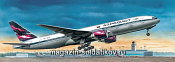 Сборная модель из пластика Самолет Боинг 777 - 200 «Аэрофлот» 1:300 Моделист - фото