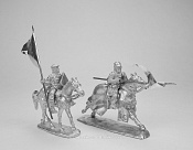 Сборные фигуры из металла Средние века, набор №6 (2 фигуры) 28 мм, Figures from Leon - фото