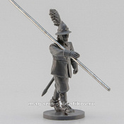 Сборная миниатюра из смолы Пикинёр,идущий 28 мм, Аванпост - фото