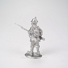 Сборные фигуры из металла Красноармеец перед атакой (буденовка) 28 мм, Figures from Leon