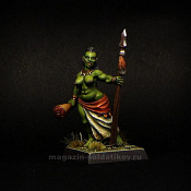 Forc - Female orc, 28 mm, Brother Vinni`s - фото