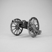 Миниатюра из олова Полевое 8-фунтовое орудие, Европа XVIII-XIX вв, 54 мм, Магазин Солдатики - фото