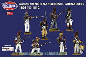 Сборные фигуры из пластика Французские гренадеры 1805-1812 гг. BOX, Victrix - фото