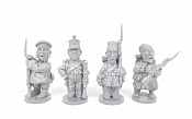 Фигурки из смолы Крымская война №2, набор из 4 шт, 50 мм, Баталия миниатюра - фото