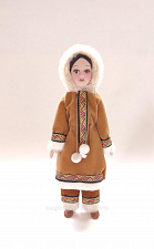 Аляска (США). Куклы в костюмах народов мира DeAgostini - фото