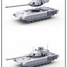 Современный танк Т-14 (смола), 1:48, АРК моделс