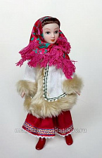 Кукла в зимнем костюме Московской губернии №1 - фото