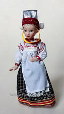 Кукла в летнем костюме Рязанской губернии №17 - фото