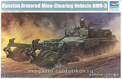 Сборная модель из пластика БМР Russian Armored Mine-Clearing Vehicle BMR-3, 1:35 Трумпетер - фото