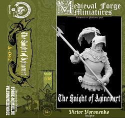 Бюст из смолы Knight of Agincourt 1:10 Medieval Forge Miniatures