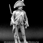 Сборная фигура из смолы Суворовский гренадер (мушкетер), 90 мм Chronos Miniatures