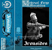 Бюст из смолы Ironside , 1:10 Medieval Forge Miniatures - фото