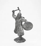 Миниатюра из олова Золотоордынский воин, XIV в. 54 мм, Солдатики Публия - фото