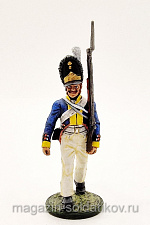 Миниатюра из олова Гренадер 45-го пехотного полка Цвайфеля, 1806 г. Студия Большой полк - фото