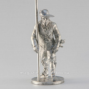 Сборная миниатюра из смолы Артиллерист, 28 мм, Аванпост - фото