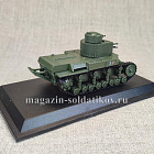 Масштабная модель в сборе и окраске Маневренный танк Т-24 СССР 1930, 1:72, Боевые машины мира