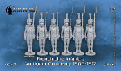 Сборная миниатюра из смолы Французская линейная пехота: вольтижерская рота, Франция, 28 мм, Аванпост - фото