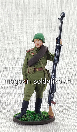 Лейтенант пехоты РККА 1941 г. СССР, 54 мм