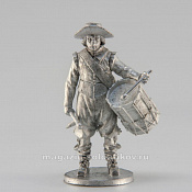 Сборная миниатюра из смолы Барабанщик, стоящий, 28 мм, Аванпост - фото