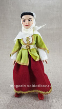 Кукла в азербайджанском праздничном костюме №32 - фото