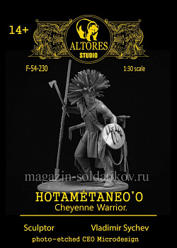 Сборная миниатюра из смолы Hotametaneo`o, 54 мм, Altores studio,