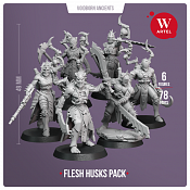 Сборные фигуры из смолы Flesh Husks Pack, 28 мм, Артель авторской миниатюры «W» - фото